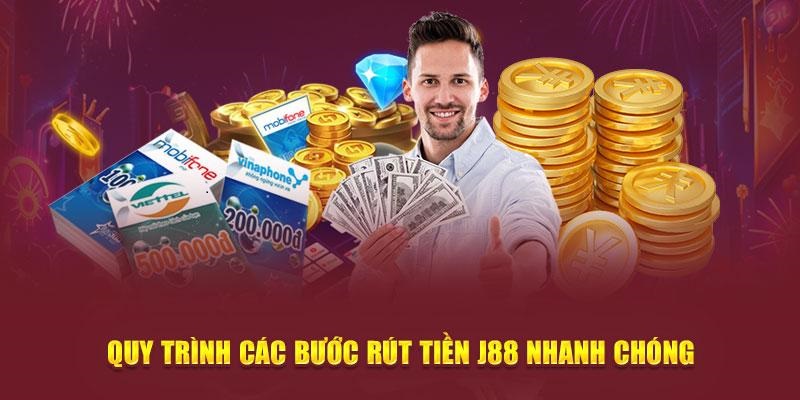 J88 cung cấp đa dạng phương thức rút tiền cho hội viên 